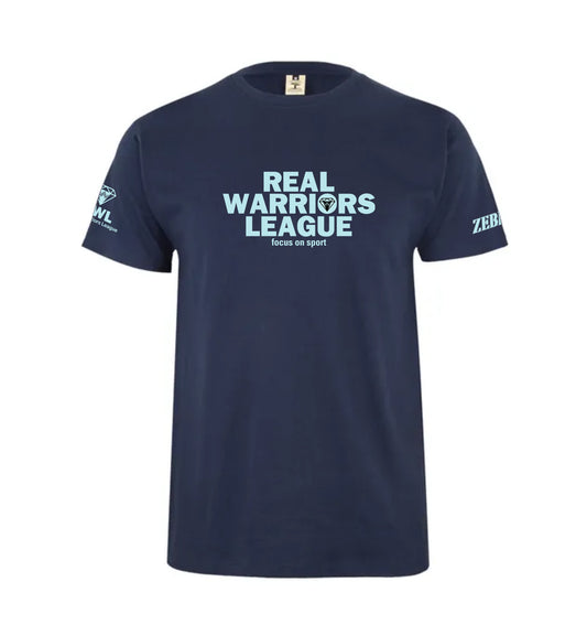 Camiseta Real Warriors League Azul Navy - manga corta